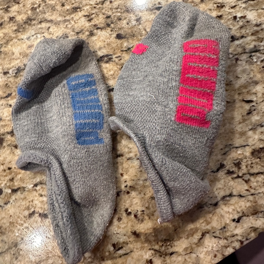 Worn puma socks